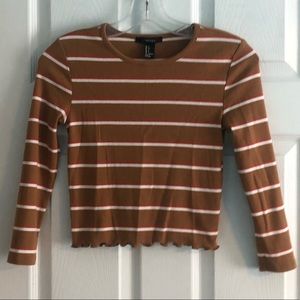 Forever 21 Long Sleeve Crop Top